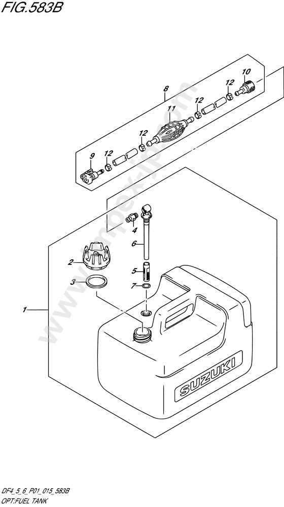 suzuki df6 parts diagram