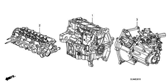 honda fit engine parts diagram