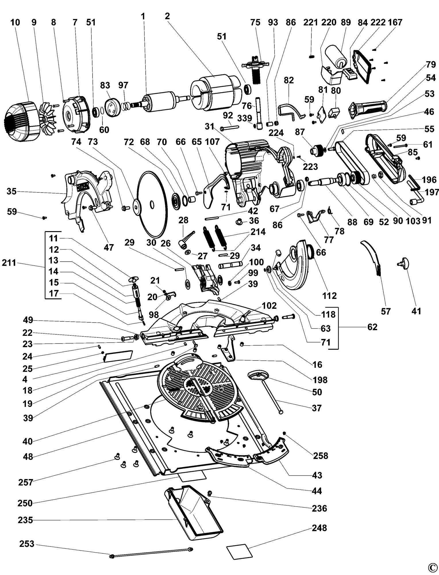 dw7231 parts diagram