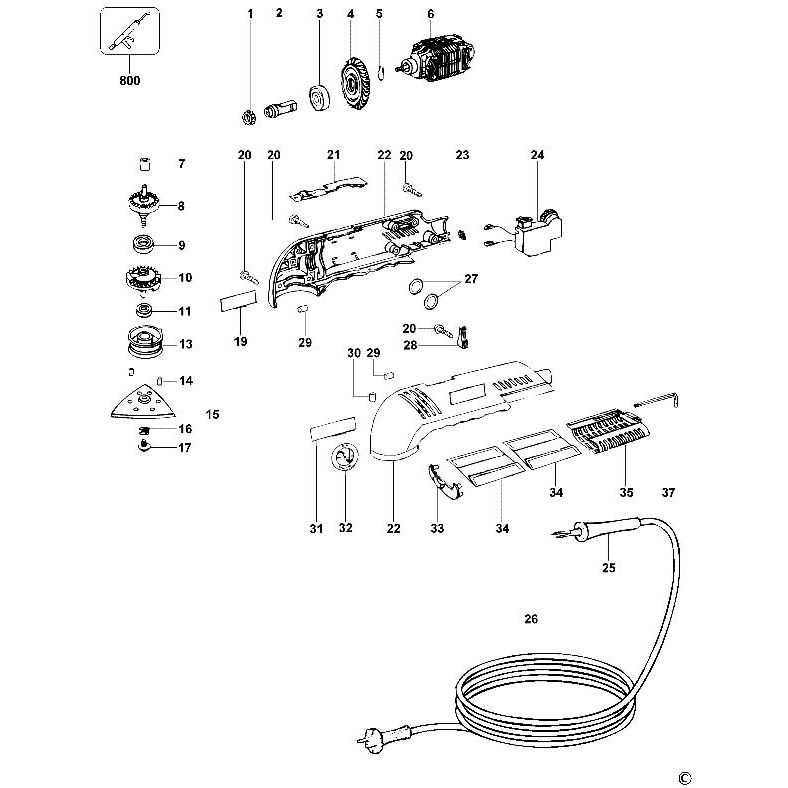 dewalt palm sander parts diagram