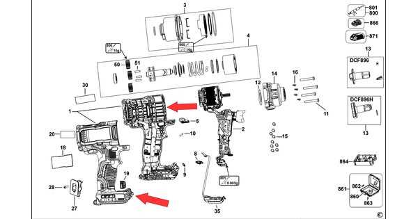 dewalt impact parts diagram