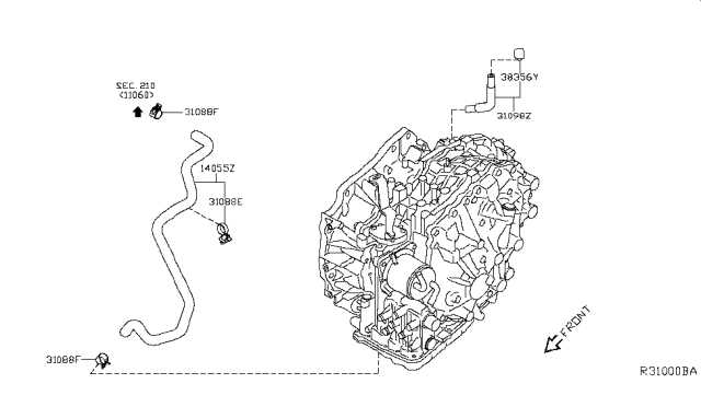 2016 nissan rogue parts diagram