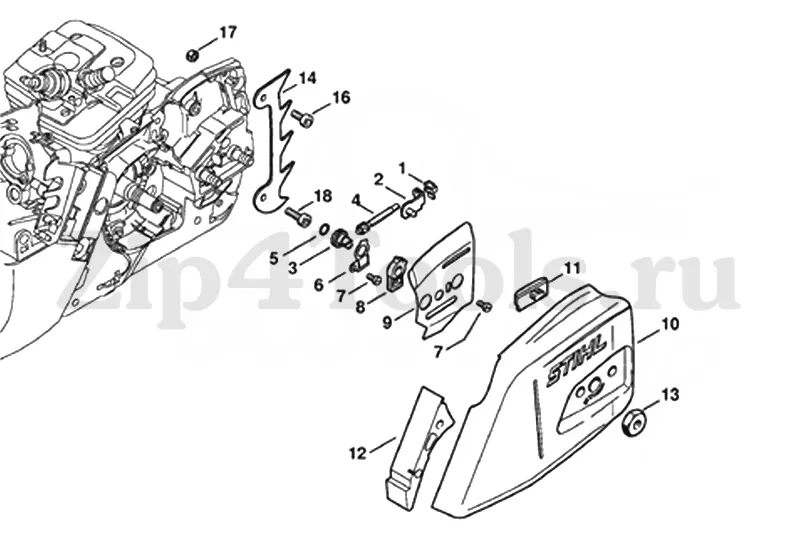 stihl ms361 parts diagram