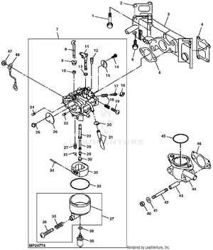 john deere 325 mower deck parts diagram