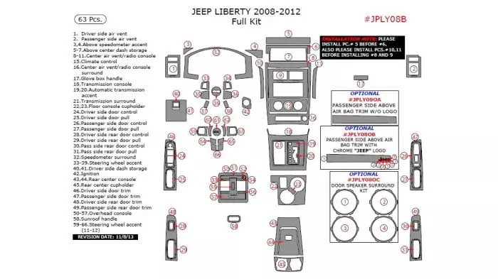 2008 jeep liberty parts diagram