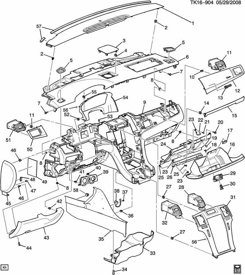 chevy silverado parts diagram