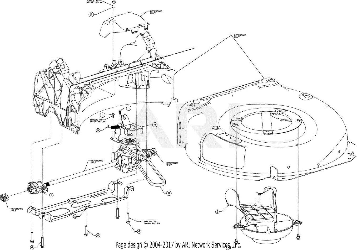 troy bilt self propelled lawn mower parts diagram