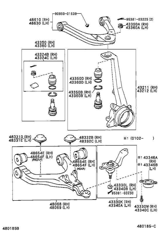 2007 tacoma parts diagram