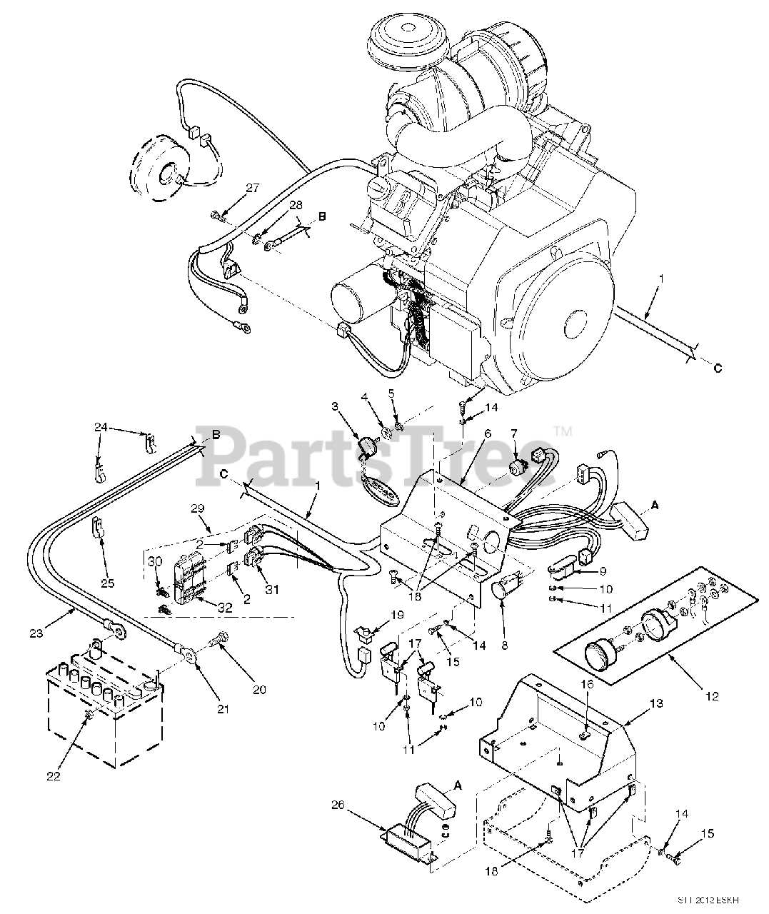 briggs and stratton vanguard 35 hp parts diagram