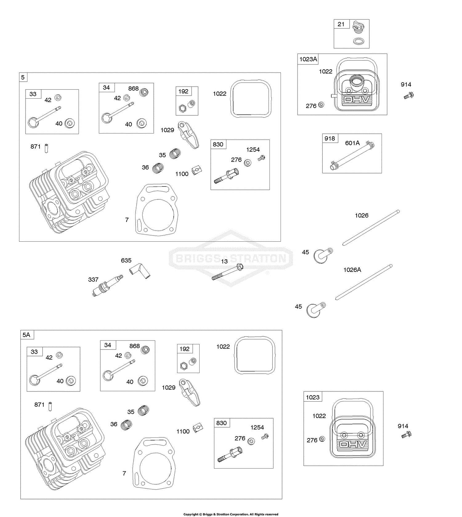 17.5 hp briggs and stratton engine parts diagram