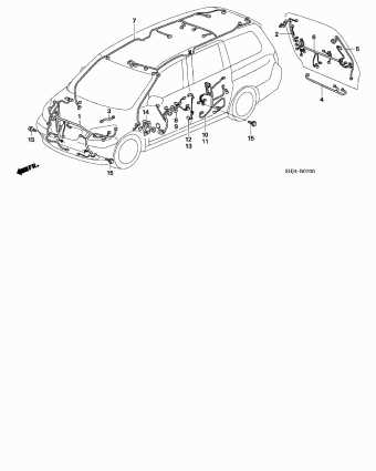 honda odyssey body parts diagram