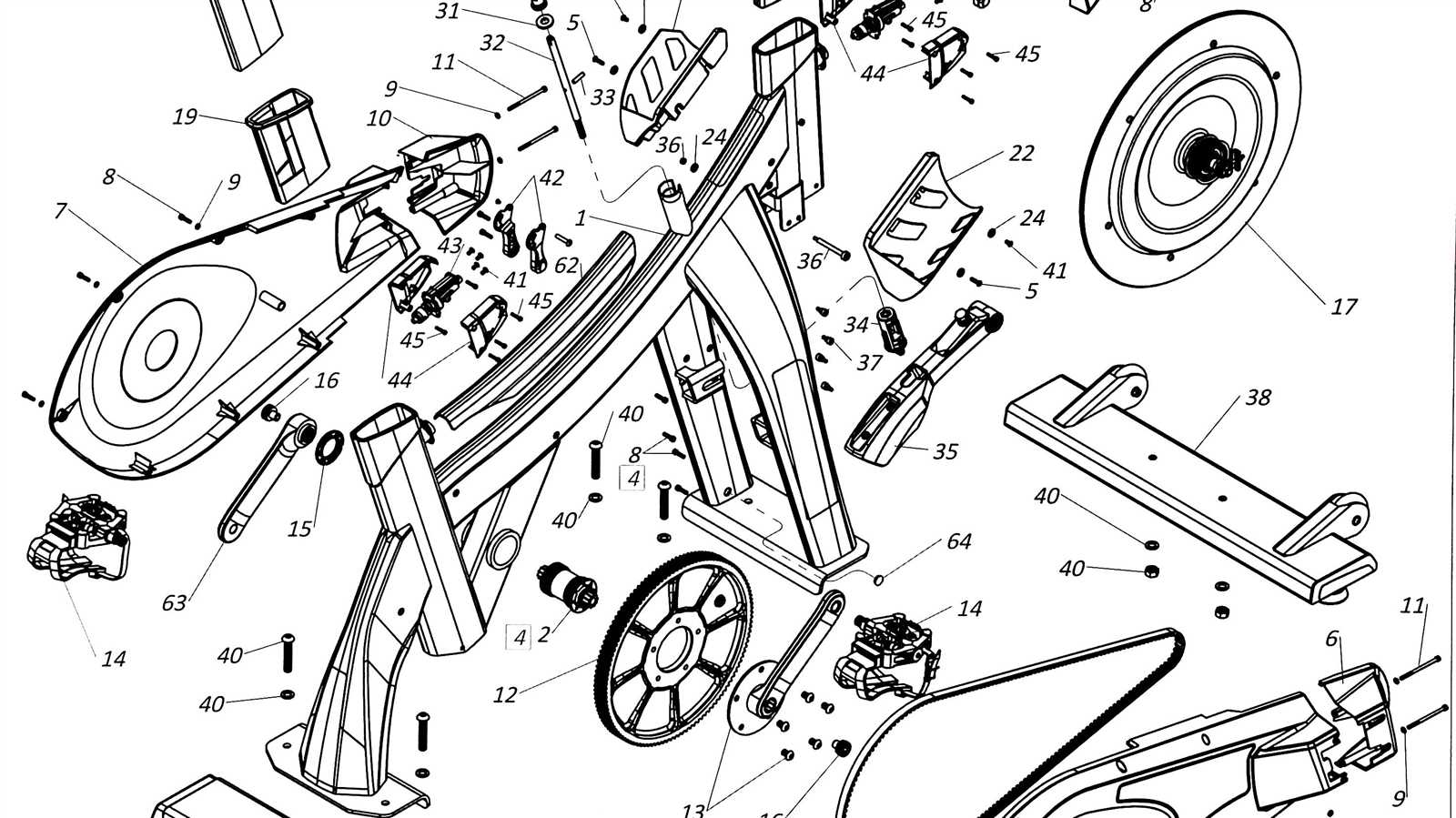 schwinn bike parts diagram