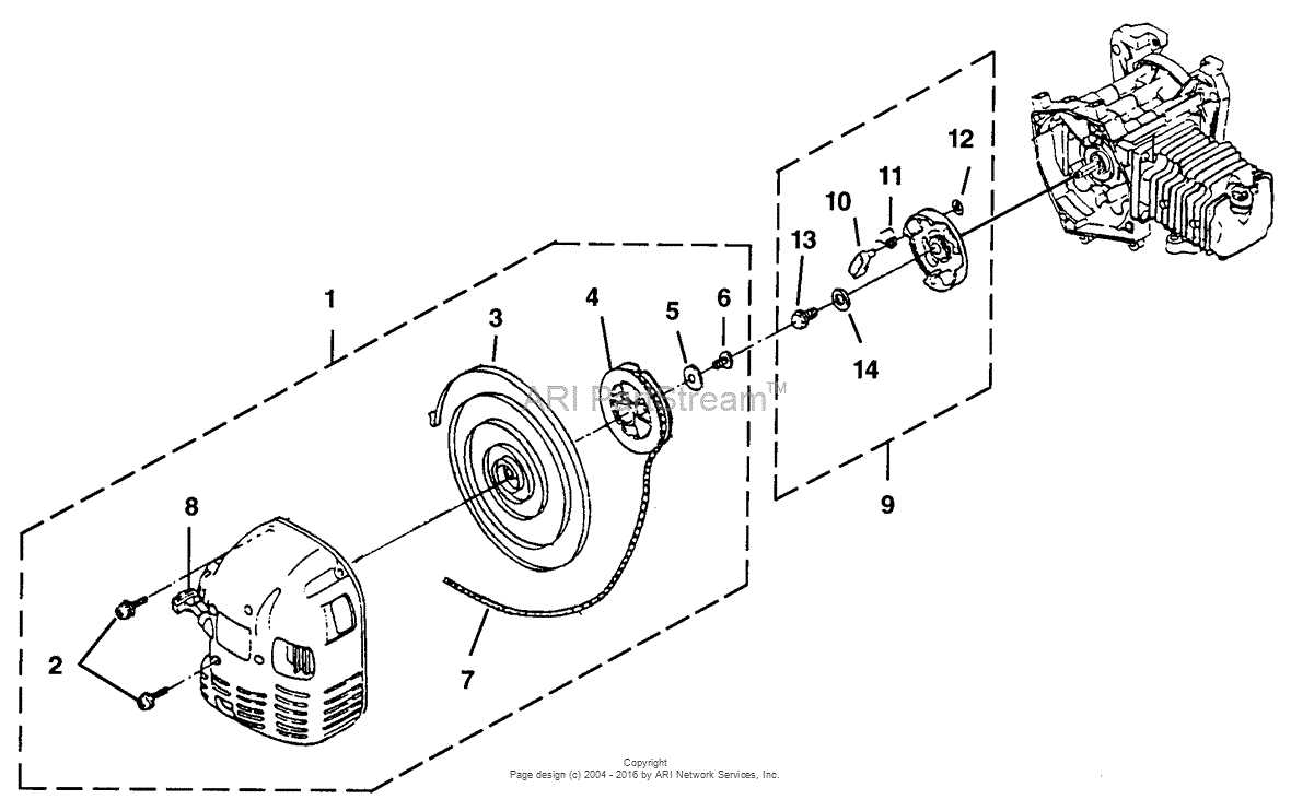 craftsman 25cc gas blower parts diagram