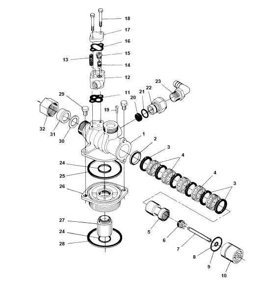 water valve parts diagram