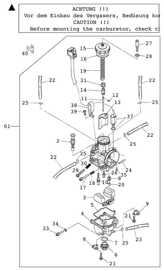 keihin carburetor parts diagram