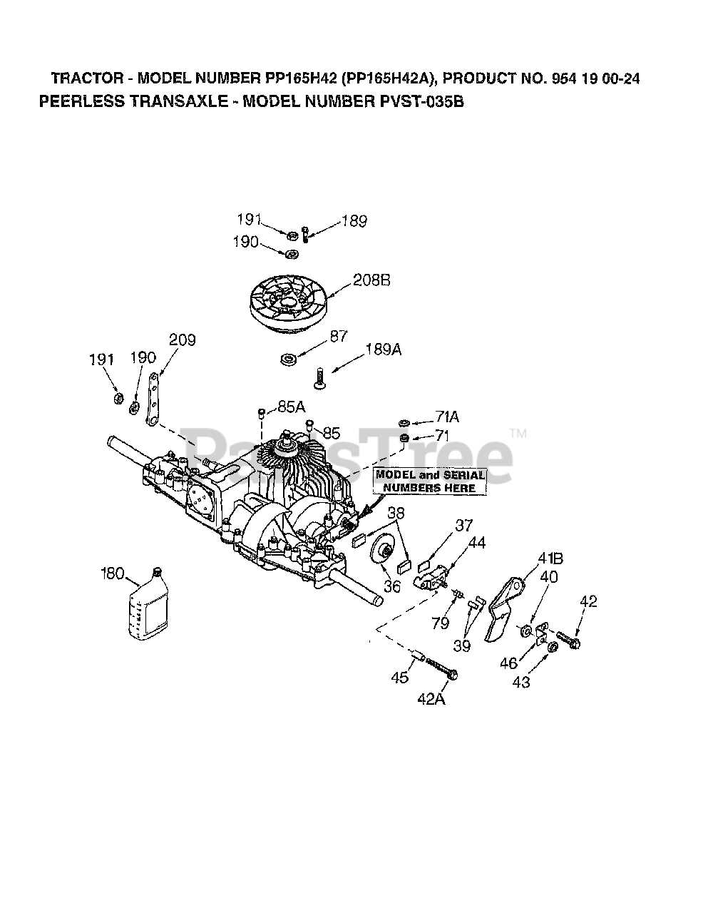 poulan pro riding mower parts diagram