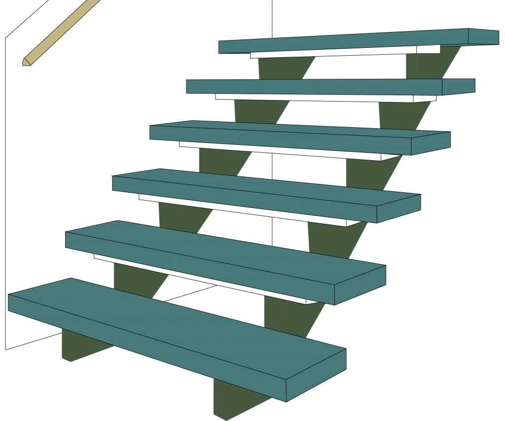 staircase parts diagram