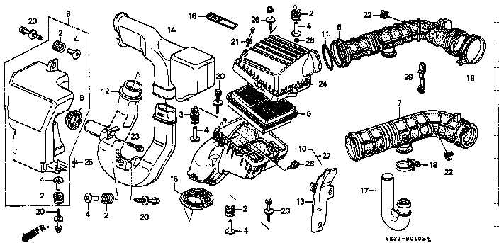 honda civic interior parts diagram