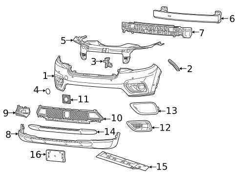 2019 jeep grand cherokee parts diagram