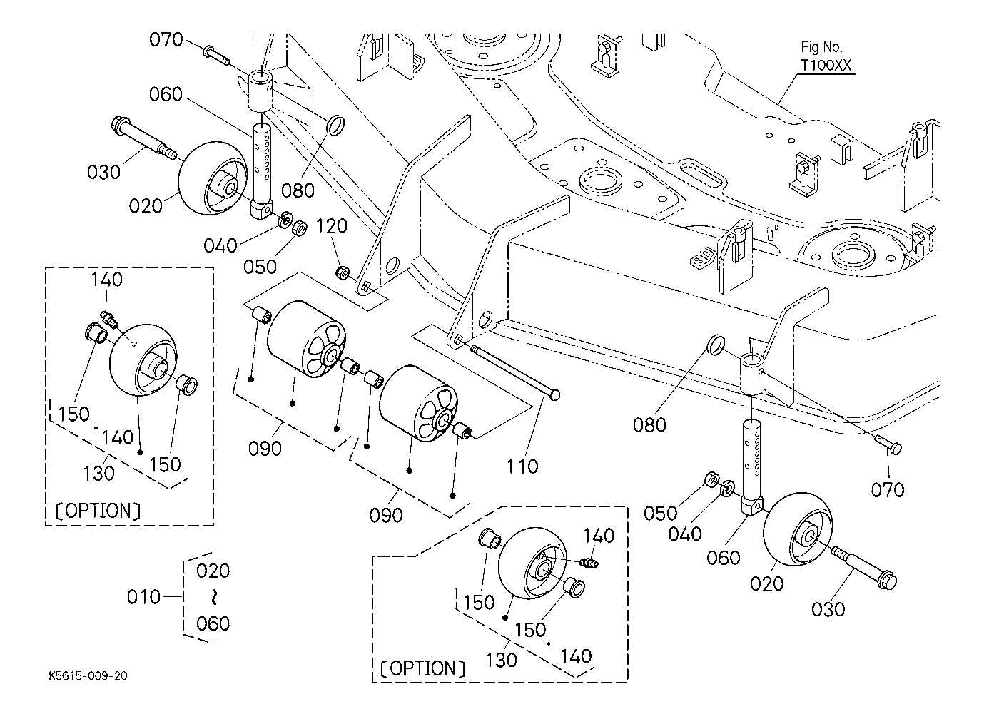 kubota rck60 mower deck parts diagram