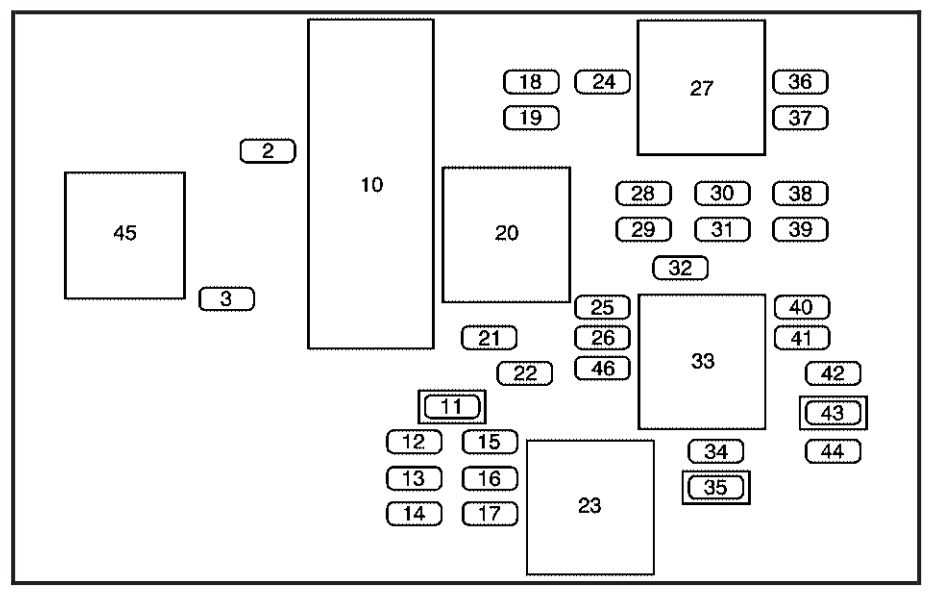 2006 buick rendezvous parts diagram