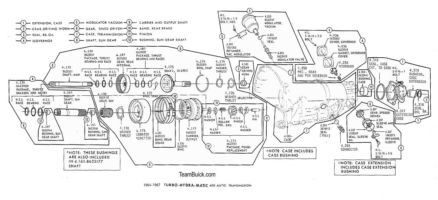 revtech transmission parts diagram