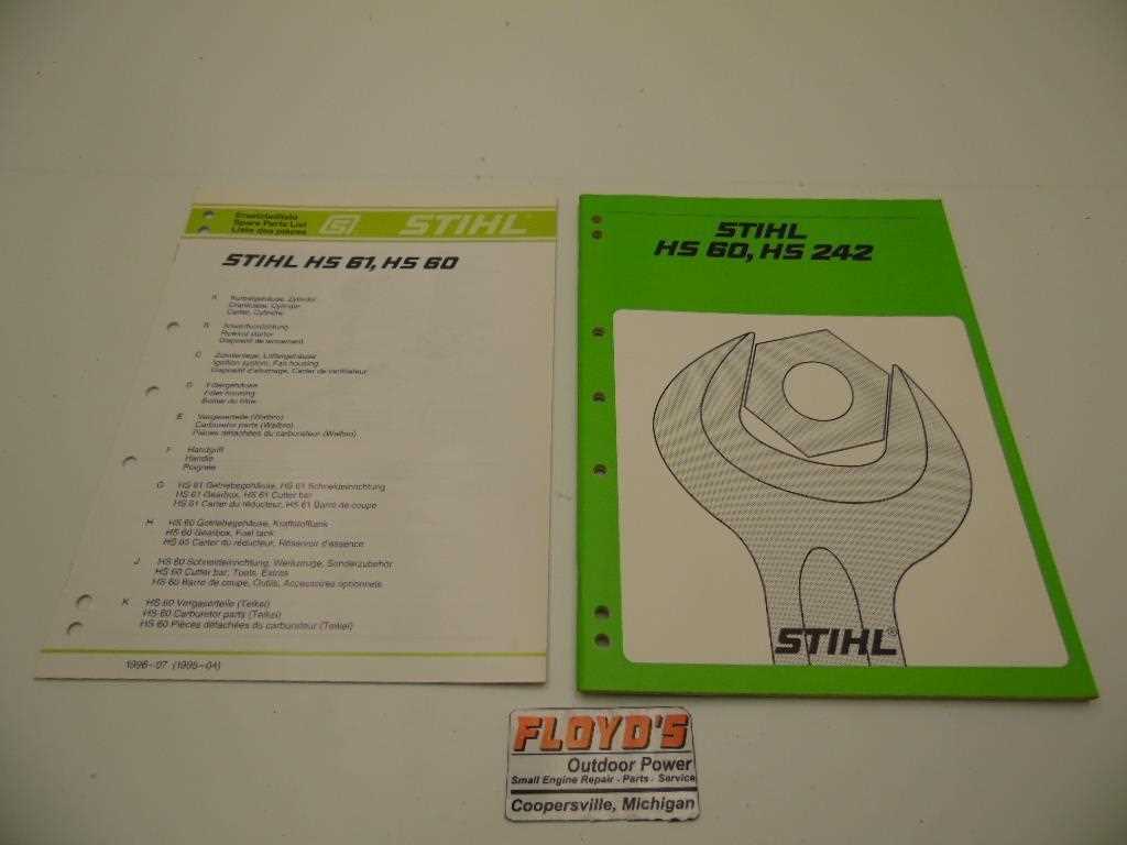 hedge trimmer stihl hs 46 c parts diagram