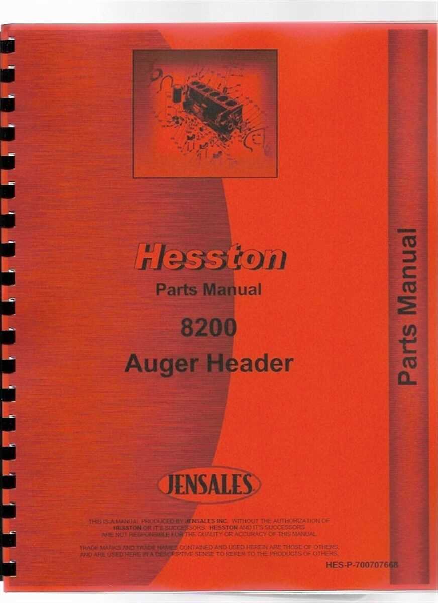 hesston 8200 parts diagram