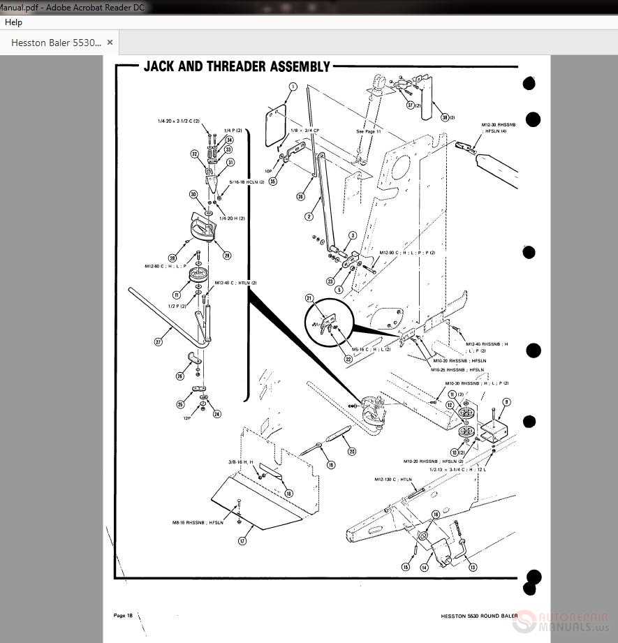 hesston 8200 parts diagram