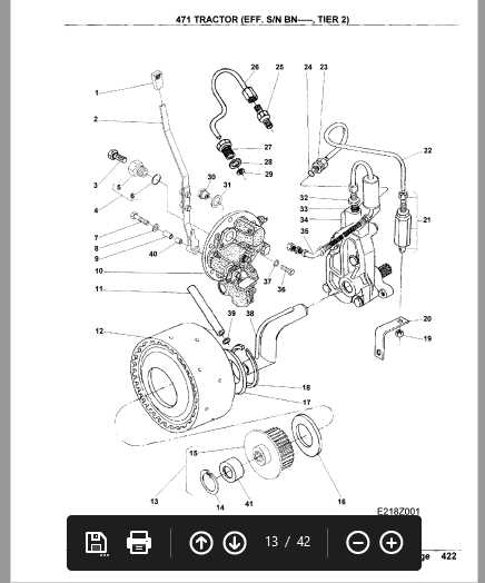 hm290 transmission parts diagram