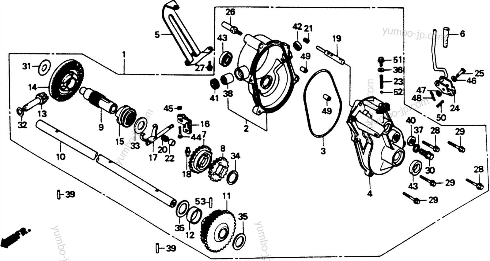 honda self propelled lawn mower parts diagram