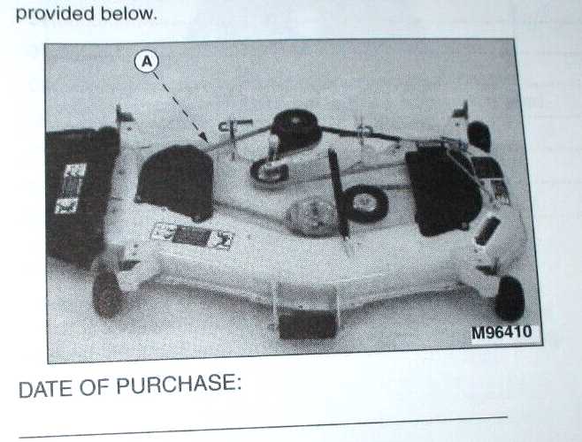 john deere freedom 42 mulching deck parts diagram