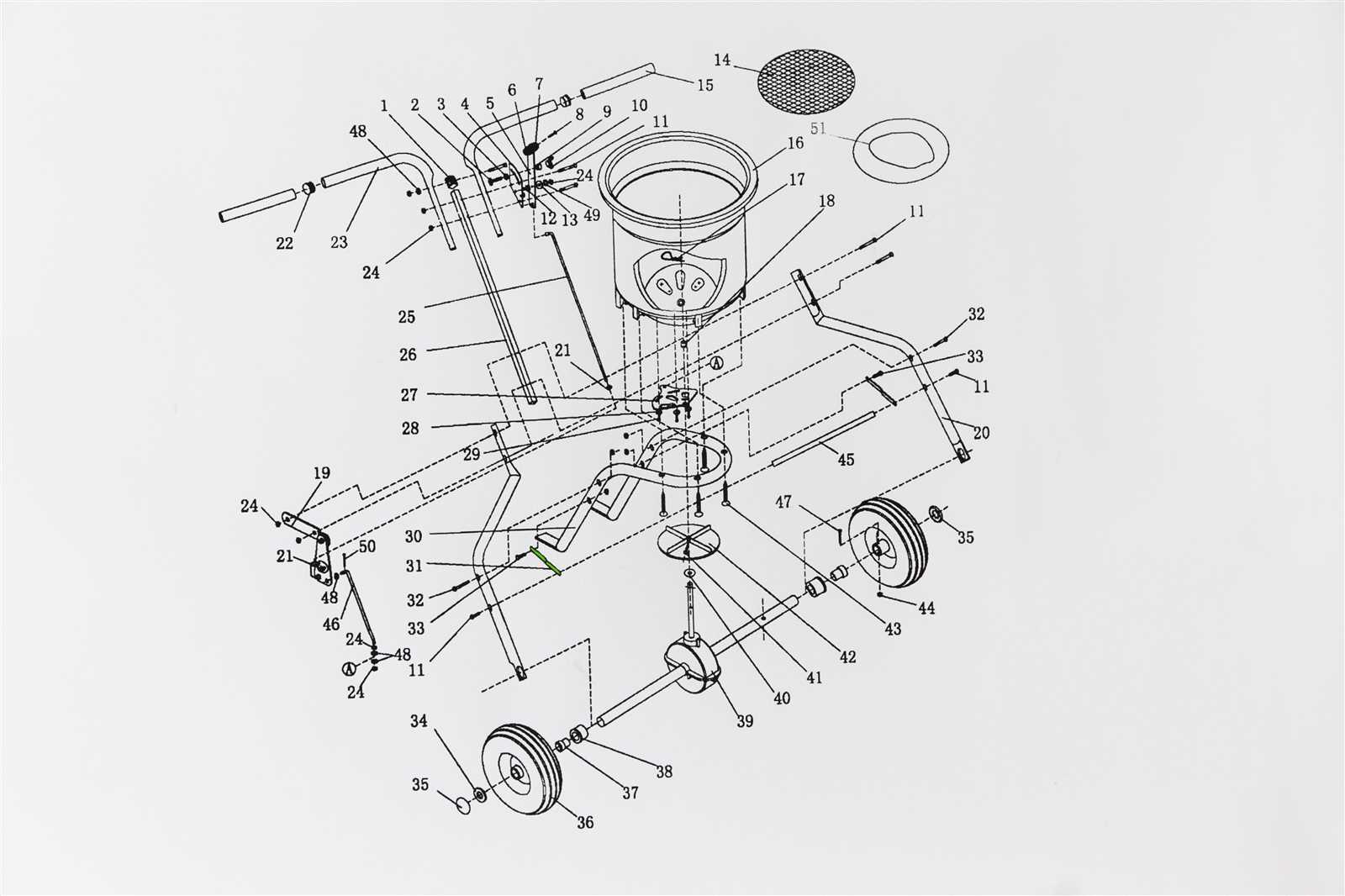 dr trimmer mower parts diagram