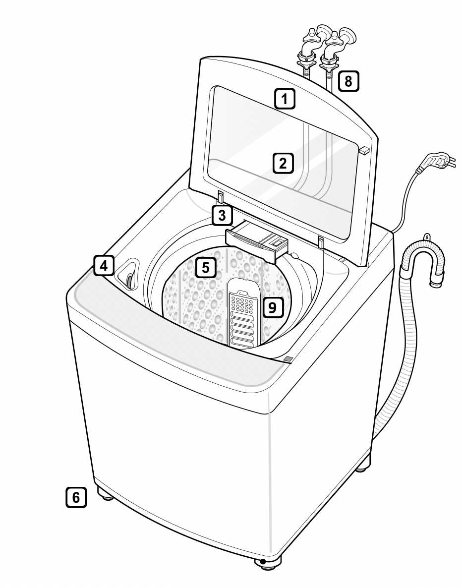 lg front load washer parts diagram