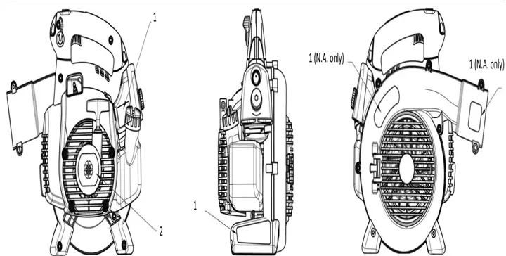 husqvarna 125b blower parts diagram