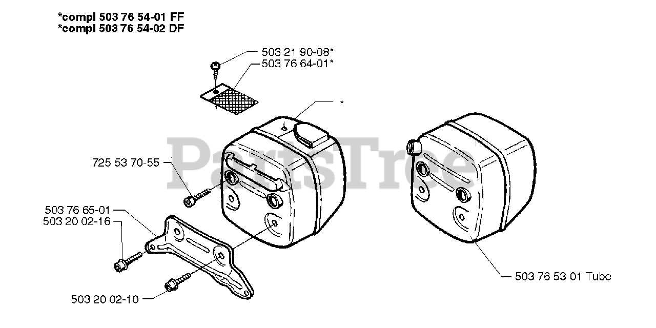 husqvarna 365 chainsaw parts diagram