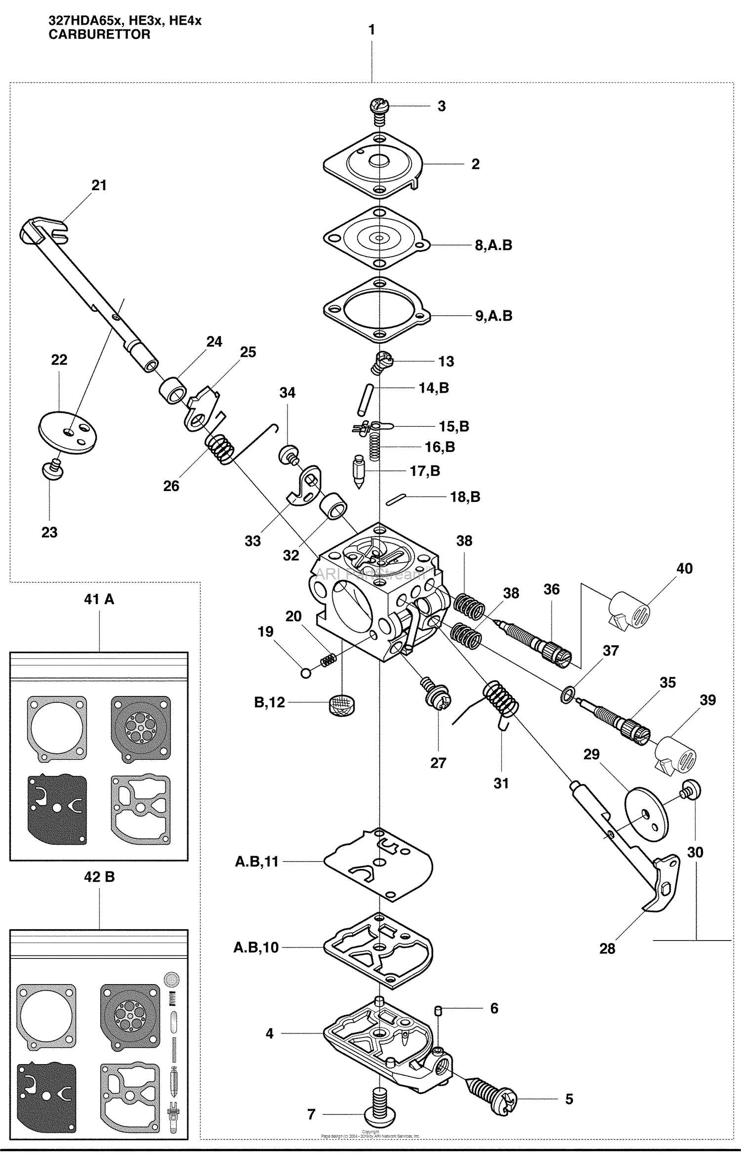 husqvarna hedge trimmer parts diagram