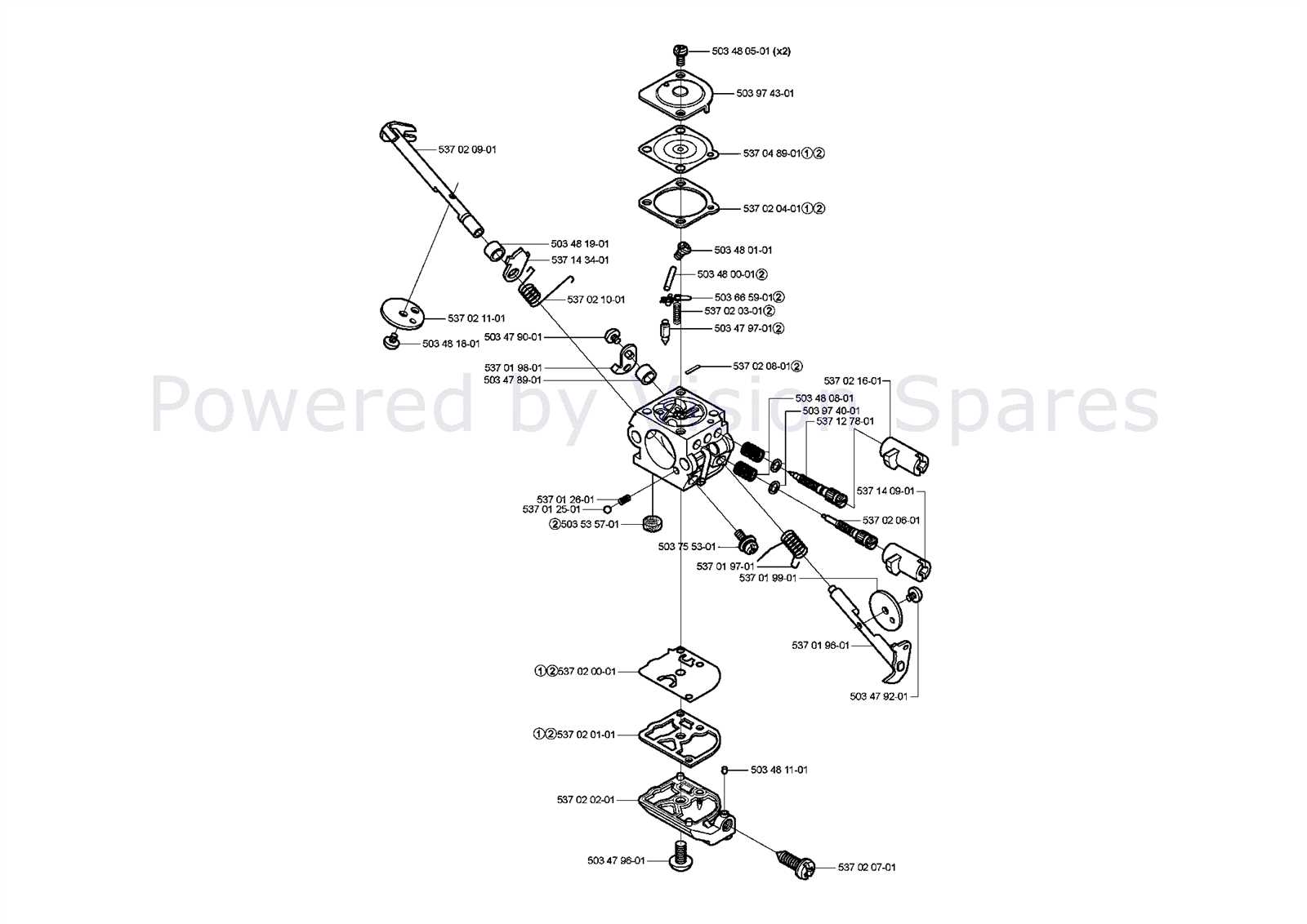 husqvarna hedge trimmer parts diagram