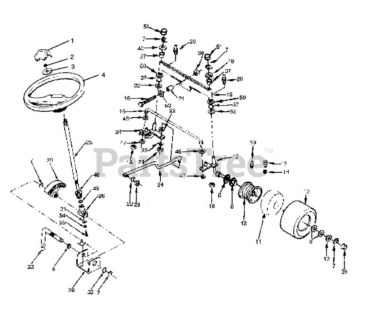 husqvarna push mower parts diagram