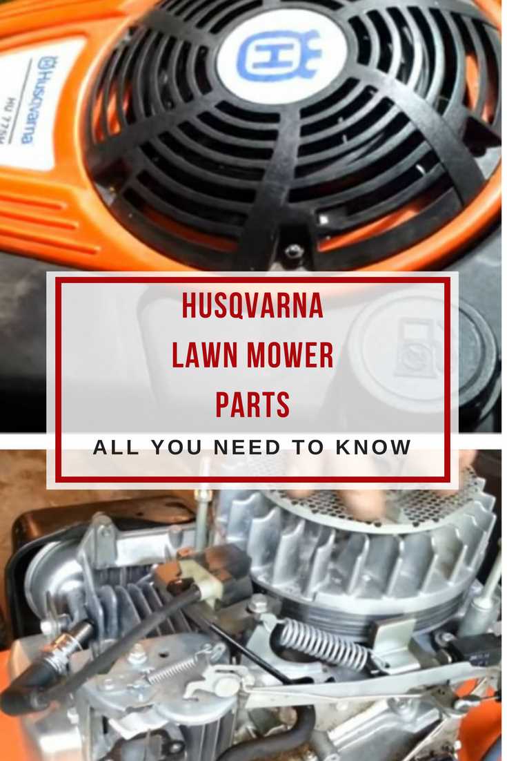 husqvarna push mower parts diagram