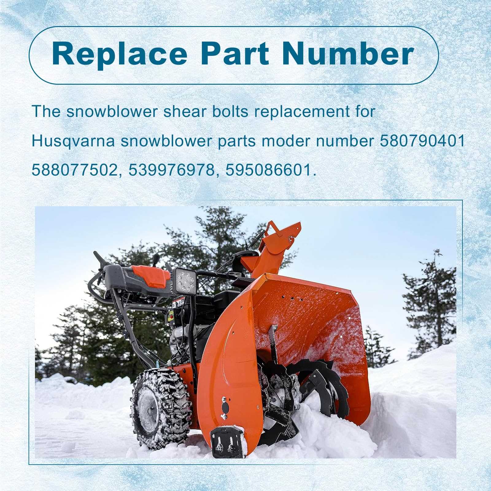 husqvarna snow blower parts diagram