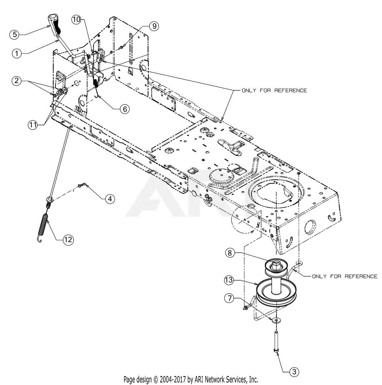 craftsman t110 parts diagram