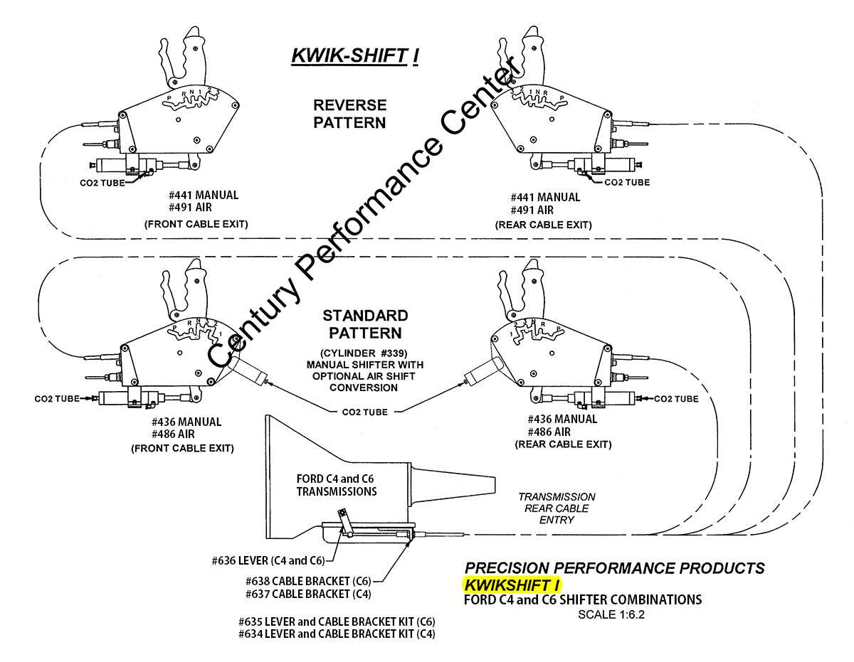 ford c4 transmission parts diagram