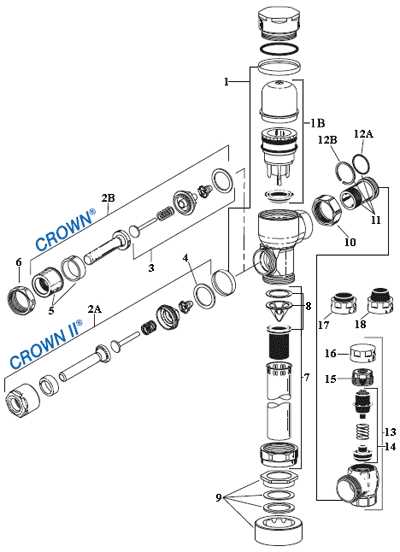 sloan flush valve parts diagram