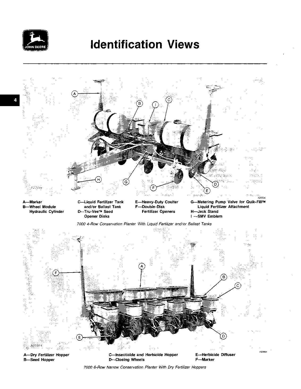 john deere 7000 parts diagram