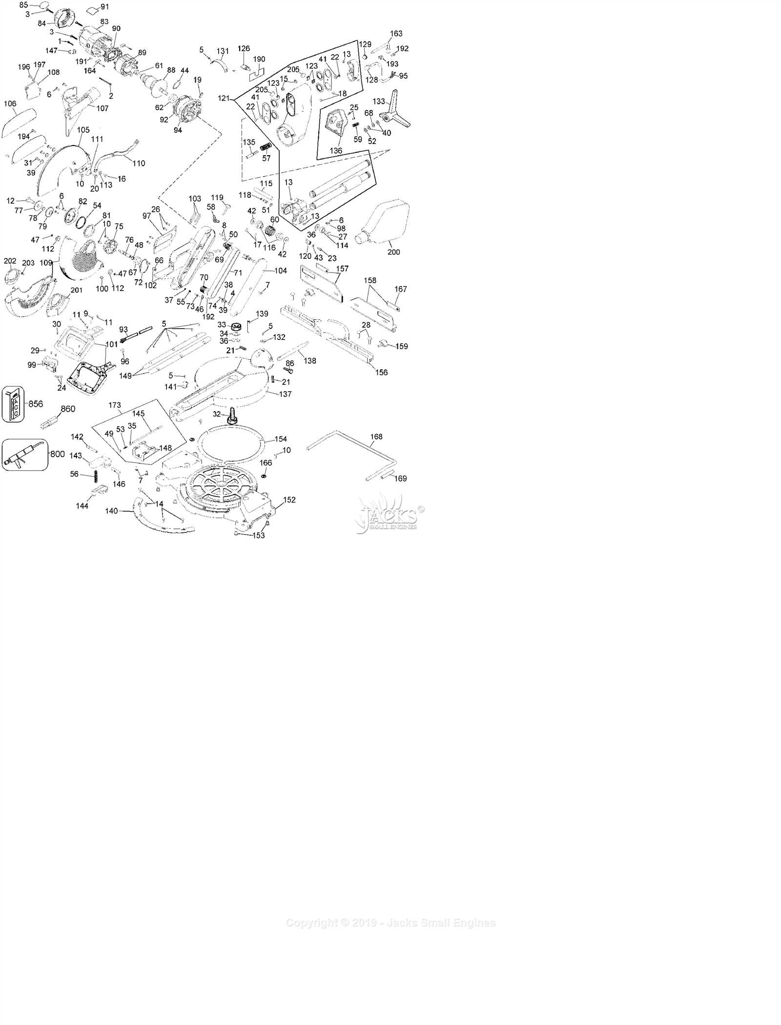 dewalt dw708 parts diagram