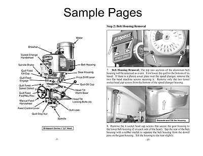 bridgeport series 1 parts diagram