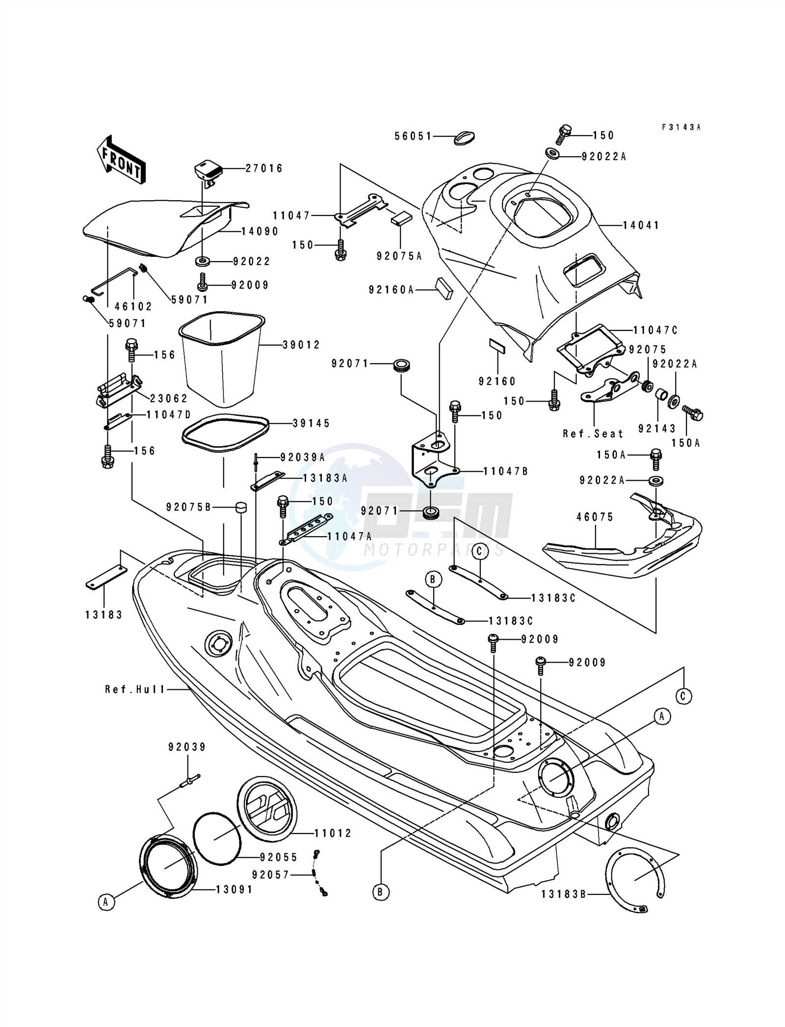 jet ski parts diagram