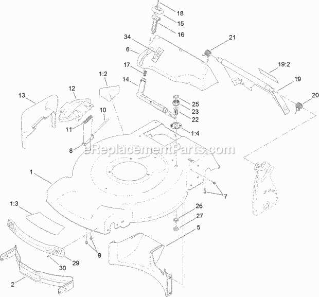 toro 20372 parts diagram