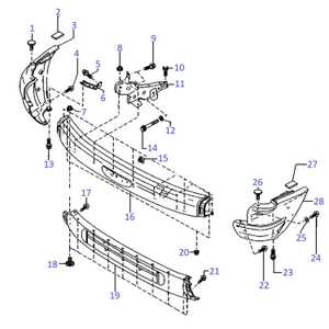 2011 ford f150 front bumper parts diagram